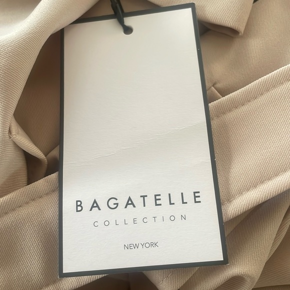 New Beware Bagatelle Collection Beige Tan Natural Trench Coat - Picture 7 of 17